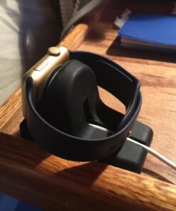 Orzly Charging & Display Stand Designed for ALL series of Apple Watch SE & ALL screen sizes CompactStand BLACK 46 71orIKtDiL