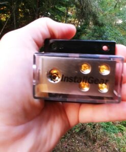 InstallGear 0/2/4 AWG Gauge Power Distribution Block 1/0 Gauge in to (4) 4/8 Gauge Out - Fuse Block for Auto, RV, Motorcycle, and Boat - Distribution Block Car Audio 1/0 Gauge In - (4) 4/8 Gauge Out 32 71osjDMIIYL