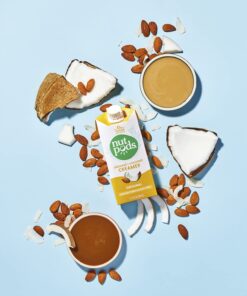 nutpods Original Coffee Creamer - Unsweetened Non Dairy Creamer Made from Almonds and Coconuts - Keto Creamer, Whole30, Gluten Free, Non-GMO, Vegan, Sugar Free, Kosher (4-Pack) 11.2 Fl Oz (Pack of 4) 25 71ot 0G60L