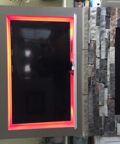 LEDwholesalers 12-Volt 16.4-ft RGB Color-Changing Kit with Controller and IR Remote, Power Supply, and LED Strip in White PCB, 2034RGB-R2+3369+3208 47 71otjbV gaL