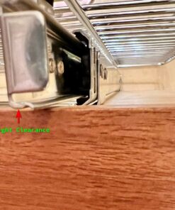 LYNK PROFESSIONAL® Pull Out Cabinet Organizer, 20"W x 21"D - Slide Out Drawers for Kitchen Cabinets - Sliding Pantry Shelves - Roll Out Shelf Storage for Pots, Pans - Lifetime Limited Warranty, Chrome 20" W x 21" D 20x21 Chrome 28 71ouvpkffPL