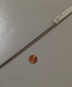 Alternative view of Grade 2 Titanium Round Bar, Unpolished (Mill) Finish, Half-Hard Temper, ASTM B348/ASME SB-348, 0.125" Diameter, 12" Length, OnlineMetals 0.125" dia