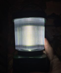 Blazin Ultra Bright Camping Lantern - Waterproof, Portable & Lightweight, 500 Lumens Battery Operated Camping Light - Ideal for Camping, Hurricane, Power Outages & Emergencies 500 Lumen Green 50 71ovWKArhL