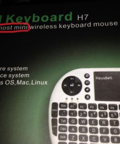 Rii i8 2.4G Mini Wireless Keyboard with Touchpad&QWERTY Keyboard, Portable Wireless Keyboard with USB Receiver Remote Control for laptop/PC/Tablets/ Windows/Mac/TV/Xbox/PS3/Raspberry Pi .Black 42 71ovsg x6L