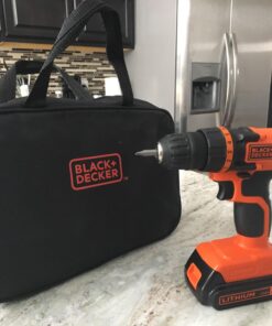 BLACK+DECKER 20V Max Drill & Home Tool Kit, 68 Piece (LDX120PK) 20V Home Tool Kit 54 71owqfFTBGL