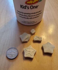 Rainbow Light Kids One Multivitamin, Chewable Multivitamin for Kids Provides Healthy Growth and Immune Support, With Vitamin C, Zinc, & B Complex, Vegetarian and Gluten Free, Fruit Punch, 90 Count 90 Count (Pack of 1) 58 71ox2S9Bt4L 3