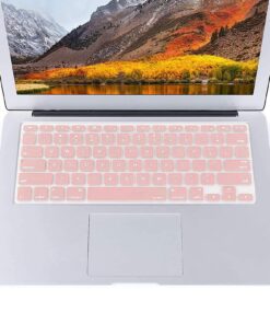 MOSISO Silicone Keyboard Cover Compatible with MacBook Air 13 inch A1466 A1369 2010-2017&Compatible with MacBook Pro 13/15 inch (with/Without Retina Display, 2015 or Older Version), Rose Quartz 28 71oyvHuSJnL 2