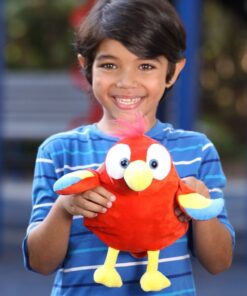 Pop Out Pets Rain Forest, Reversible Plush Toy, Get 3 Stuffed Animals in One - Parrot, Frog & Monkey, 8 in. 11 71p BU4wyuL