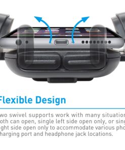 Macally Cup Phone Holder for Car Mount for Apple iPhone 11 Pro Max XS XS Max XR X 8 8+ 7 7 Plus 6s 6 5s SE, Samsung Galaxy S10 Plus S9 S8 Note, LG, Nexus, Google Pixel 3, Motorola, Smartphone (MCUP),Black 23 71p CrtkABL