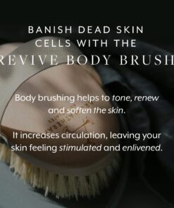 Aromatherapy Associates Revive Body Brush. Natural Dry Brush to Exfoliate Skin and Boost Circulation. Made of Natural and Sustainable Materials (1 count) 9 71p I3RlduL