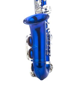 Glory Blue/Silver keys E Flat Alto Saxophone with 11reeds,8 Pads cushions,case,carekit 16 71p bXVvjaL