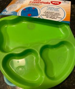 NUK First Essentials Tri-Suction Plates, Colors may vary, 2-Pack 2 Count 33 71p0CW1Q 5L
