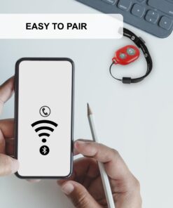 CamKix Camera Shutter Remote Control with Bluetooth Wireless Technology - Create Amazing Photos and Videos Hands-Free - Works with Most Smartphones and Tablets (iOS and Android) Red 21 71p0CufUfUL