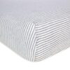 Burt's Bees Baby - Fitted Crib Sheet, Boys & Unisex 100% Organic Cotton Crib Sheet For Standard Crib and Toddler Mattresses (Heather Grey Thin Stripes) Heather Grey Stripes 25 71p0faKZSHL
