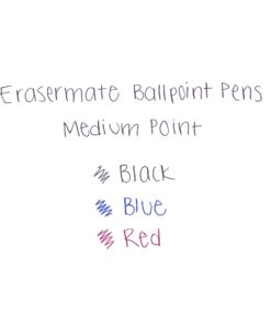 Paper Mate EraserMate Erasable Pen, Medium Point, Red, Box of 12 Pens 7 71p0ylZQdHL