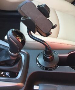 Macally Car Cup Holder Phone Mount - Secure Cupholder, Fit for Phones up to 4.1" Wide, Black 39 71p2PR36iZL