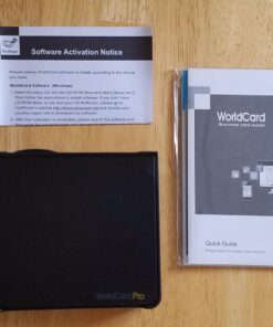 PenPower WorldCard Pro Business Card Scanner (Win/Mac) Black 18 71p2Q9YtCL