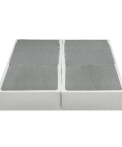 ZINUS No Assembly Metal Box Spring, 9 Inch White Mattress Foundation, Sturdy Metal Structure, Split Queen 34 71p3LiEjES