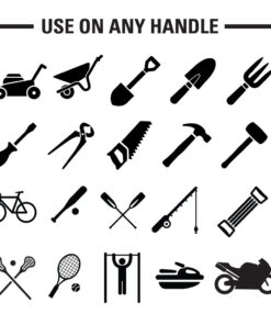 Silicone Rubber Grip Wrap for Tool Handles, Fitness and Sports Equipment - 1.7mm Thick Black 21 71p3NsRqZL