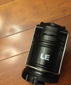 Lepro LED Camping Lantern, Super Bright, Battery Powered, IPX4 Water Resistant, Portable Emergency Lights for Hurricane, Storms, Outages, Collapsible, 2 Packs 38 71p4RFKQl5L