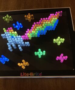 Lite-Brite Classic, Favorite Retro Toy - Create Art with Light, STEM, Educational Learning, Holiday, Birthday, Gift, Boys, Kid, Toddler, Girls Age 4+ Lite Brite Classic 35 71p5gkpLq8L