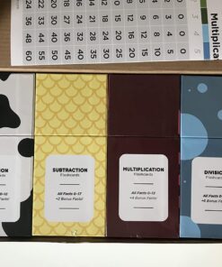Think Tank Scholar 681 Math Flash Cards & Math Dice (Award Winning) Addition, Subtraction, Multiplication & Division - All Facts & Games - Kids Ages 4+ Kindergarten, 1ST, 2ND, 3RD, 4TH, 5TH, 6TH Grade 2 Dice + Add, Sub, Mult, Div 33 71p7e53Np6L