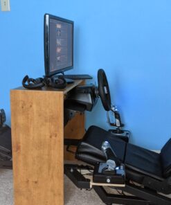 Next Level Racing F-GT Racing Simulator Cockpit. Formula and GT racing simulator cockpit compatible with Thrustmaster, Fanatec, Moza Racing on PC, Xbox and PS 41 71p8 bpdq7L