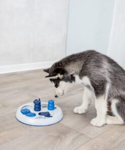 TRIXIE Flip Board Strategy Game, Intermediate Dog Puzzle Toy, Level 2 Activity, Treat Puzzle, Interactive Play, Enrichment Level 2 (Intermediate) 21 71p96cM2eWL