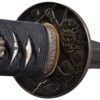 Handmade Sword - Samurai Katana Sword, Battle Ready, Hand Forged, 1045 Carbon Steel, Heat Tempered, Full Tang, Sharp, Wooden Scabbard Demi-God