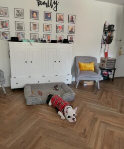 WNPETHOME Dog Beds for Extra Large Dogs, Washable, Bolster Sofa Bed with Waterproof Lining & Non-Skid Bottom, Orthopedic Egg Foam Couch for Pet Sleeping, Pet Bed 42.0"L x 30.0"W x 7.0"Th Grey 41 71p9rgKGyOL