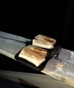 Rome's Double Pie Iron with Steel and Wood Handles, 1605 37 71p9uULjqTL