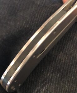 Kershaw Zing SS Pocketknife, 3" 8Cr13MoV Stainless Steel Blade, Assisted Thumb-Stud and Flipper Opening EDC 58 71pBs3SC5L