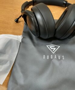 DOQAUS 𝐔𝐩𝐠𝐫𝐚𝐝𝐞𝐝 Bluetooth Headphones Over Ear, 90H Playtime Bluetooth 5.3 Wireless Headphones 3 EQ Modes, Built-in HD Mic, HiFi Stereo Sound,Deep Bass,Memory Foam Ear Cups for Phone/PC Black 51 71pCTJALpxL