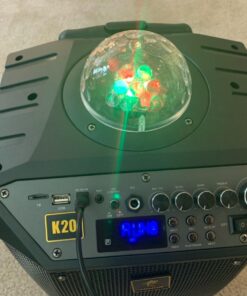 Wireless Karaoke Machine for Adults, TONOR PA System Portable Bluetooth Singing Speaker with Dual Wireless Microphones Microfono, Disco Ball for Home Karaoke, Party, Class and Church K20 Black 51 71pCTjD20eL