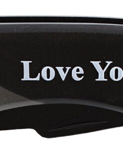 Personalized Gifts Birthday Gift for Boyfriend Love You More Tactical Black Stainless Steel Folding Pocket Knife 3-Inch 8 71pCuFWMYlL