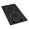 Kenyon B41601 6-1/2-Inch Caribbean 2-Burner Cooktop with Analog Control UL, 120-volt, Black 28 71pD47i4UvL