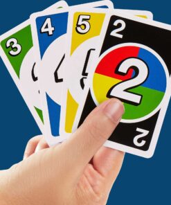 Mattel Games Dos Card Game for Kids, Adults and Game Night in a Portable and Collectible Storage Tin for 2-4 Players 15 71pD4L9sAqL