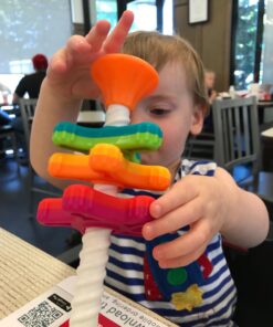 Fat Brain Toys MiniSpinny - Travel-Friendly Spinning, Textured Sensory Baby Toy Modern 21 71pFLx8AH3L