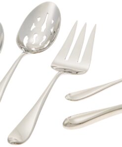 Gorham Studio 45-Piece Flatware Set, 6.30 LB, Metallic 12 71pHNmIJ eL