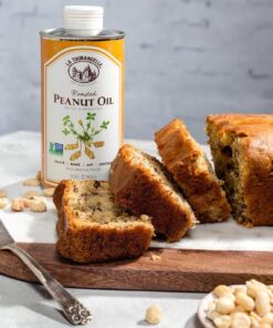 La Tourangelle, Roasted Peanut Oil, Slow Roasted Expeller-Pressed for Rich Flavor, Perfect for Cooking & Baking, Med-High Heat, Unrefined, Small Batch Production in USA, 8.45 fl oz 16 71pHxY4yG1L