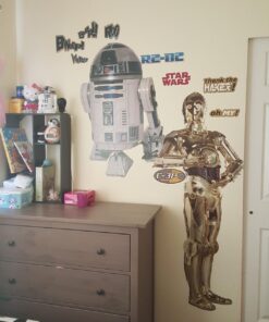RoomMates RMK1591GM Star Wars Classic C-3PO Peel and Stick Giant Wall Decal 14 71pI4dyblQL