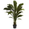 Nearly Natural 6739 Birdsnest Plant, 3.5-Feet, Green 73 71pISC1H6kL