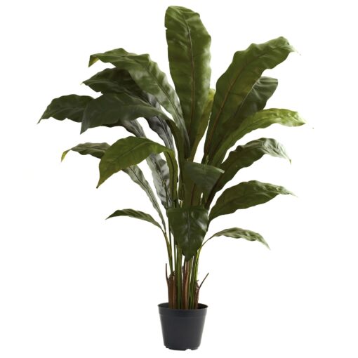 Nearly Natural 6739 Birdsnest Plant, 3.5-Feet, Green