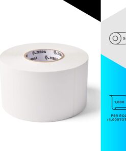 Zebra 4 x 6 in Thermal Transfer Paper Labels Z-Perform 2000T Permanent Adhesive Shipping Labels 3 in Core 4 rolls 10031657SP 10 71pIwEtr0ML