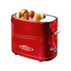 Nostalgia 2 Slot Hot Dog and Bun Toaster with Mini Tongs, Retro Toaster, Cooker that Works Chicken, Turkey, Veggie Links, Sausages Brats, Metallic Red Hot Dog Toaster Red 15 71pJg m2RlL