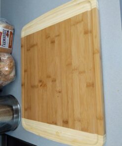 Bamboo Cutting Board - Wood Chopping Board with Juice Groove, Charcuterie Board, Serving Platter Cheese Board, Bread Board, Turkey Meat Cutting Board for Kitchen 56 71pKagrgRHL
