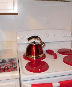 Reston Lloyd Electric Stove Burner Covers, Set of 4, Red 36 71pKzwJarZL