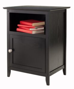 Winsome Wood Henry Accent Table, Black, 19 inches 24 71pLMc2AgL