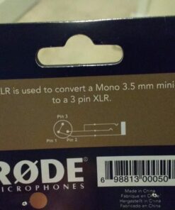 RØDE Mini-Jack Female to XLR Male Adapter for VideoMic, Black (VXLR), Camera 12 71pMcNs54L