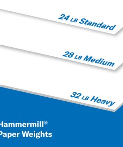 Hammermill Printer Paper, Premium Inkjet & Laser Paper 24 Lb, 8.5 x 11 - 1 Ream (500 Sheets) - 97 Bright, Made in the USA, 166140R 1 Ream | 500 Sheets 24 lb Ink - Laser 28 71pMqwhQSWL